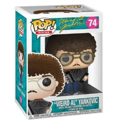 Al Yankovic Collectible 2018 Funko Pop! Rocks Weird Al Figure #74 In Protector
