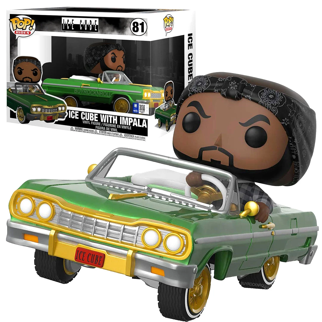 Ice Cube Collectible 2020 Handpicked Funko Pop! Rides Ice Cube Figure With Impala Vinyl Vehicle 3 Ice Cube Collectible 2020 Handpicked Funko Pop! Rides Ice Cube Figure With Impala Vinyl Vehicle