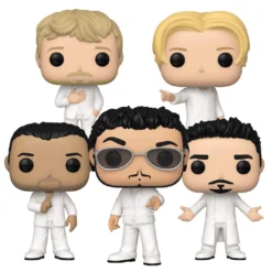 Backstreet Boys Collectible 2019 Handpicked 2020 Funko Pop! Rocks Set Of 5 Figures In Protectors