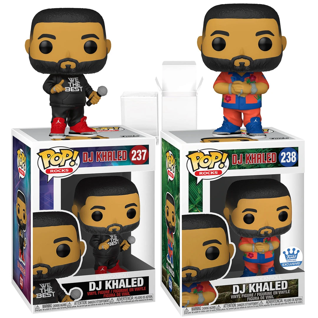 DJ Khaled 2021 & 22 Handpicked Funko Pop Rocks Figures #237 & $238-Store Exclusive 3 DJ Khaled 2021 & 22 Handpicked Funko Pop Rocks Figures #237 & $238-Store Exclusive