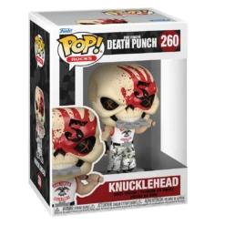 BuyRockNRoll Five Finger Death Punch Collectible Funko 2022 POP Rocks FFDP Mascot Knucklehead Figure #260