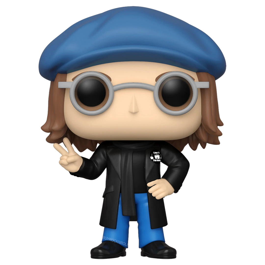 Beatles Collectible 2021 Funko Shop Exclusive Pop! Rocks John Lennon Pea Coat Figure Beatles, The 3 Beatles Collectible 2021 Funko Shop Exclusive Pop! Rocks John Lennon Pea Coat Figure Beatles, The