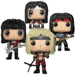 Motley Crue Collectible Handpicked 2018 Funko Pop! Rocks Figure Set In Protectors