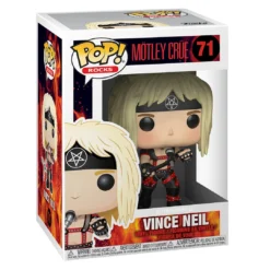 Motley Crue Collectible Handpicked 2018 Funko Pop! Rocks Figure Set In Protectors