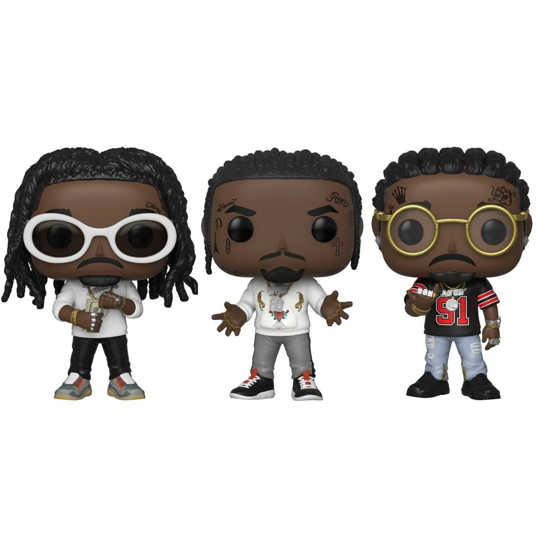 Pop Rocks! MIGOS Handpicked Funko POP Rocks Figure Set - Offset, Quavo, Takeoff - In Protectors 3 Pop Rocks! MIGOS Handpicked Funko POP Rocks Figure Set - Offset, Quavo, Takeoff - In Protectors