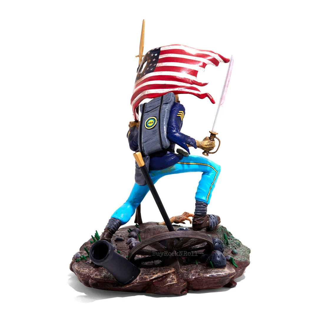 Iron Maiden Collectible 2018 Incendium Legacy Of The Beast American Flag Trooper Eddie Variant Statue OOP 5 Iron Maiden Collectible 2018 Incendium Legacy Of The Beast American Flag Trooper Eddie Variant Statue OOP