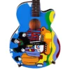Axe Heaven Beatles, The Fab Four "Yellow Submarine" Miniature Acoustic Guitar Replica Collectible
