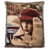 Taylor Swift 2021 Collectible Red (Taylor's Version) Album Cover Woven Blanket