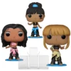 TLC Collectible 2020 Handpicked Funko Pop Rocks 3 Figure Set In Funko Protectors