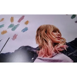 Taylorswift.com Taylor Swift Collectible Limited Edition ME Merch Lithograph With Glitter