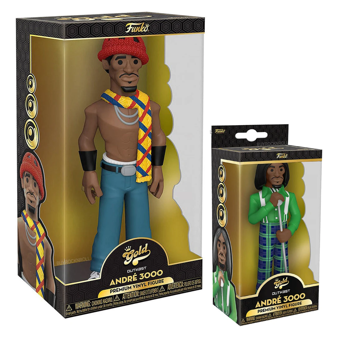 Outkast Collectible 2021 Funko Vinyl Gold Andre 3000 & Big Boi 5 &12" Figures 5 Outkast Collectible 2021 Funko Vinyl Gold Andre 3000 & Big Boi 5 &12" Figures