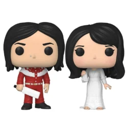 BuyRockNRoll The White Stripes Collectible 2022 Handpicked Funko Pop Rocks Jack White & Meg White Pop! Vinyl Figure 2-Pack Set