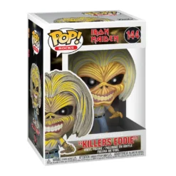 Iron Maiden Collectible 2018 Handpicked Funko Pop! Rocks Figure Set Of 4 In Protector Displays