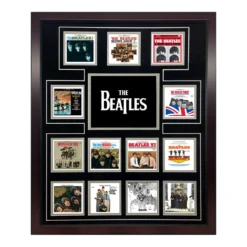 The Beatles Collectible Steiner Sports Framed US Album Discography Collage Capitol Records Releases 1964 -1970 Beatles, The