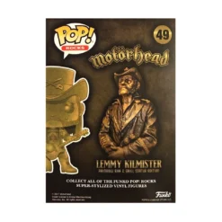 Motorhead 2017 Funko Pop! Rocks Lemmy Kilmister Gold (Golden State) Figure In Protector 8 Motorhead 2017 Funko Pop! Rocks Lemmy Kilmister Gold (Golden State) Figure In Protector