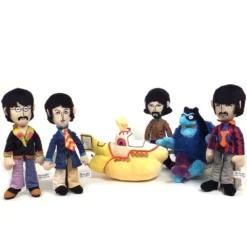 Beatles Collectible 2012 Factory Entertainment Yellow Submarine Band Members Plush Doll Set Beatles, The