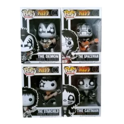 KISS Collectibles 2011 Funko Pop Rocks Series 1 Vinyl Figures Set Of 4 - New