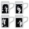 Vandor The Beatles Collectibles: 2019 White Album Square Ceramic 12 Oz Mug Set Of 4 Beatles, The