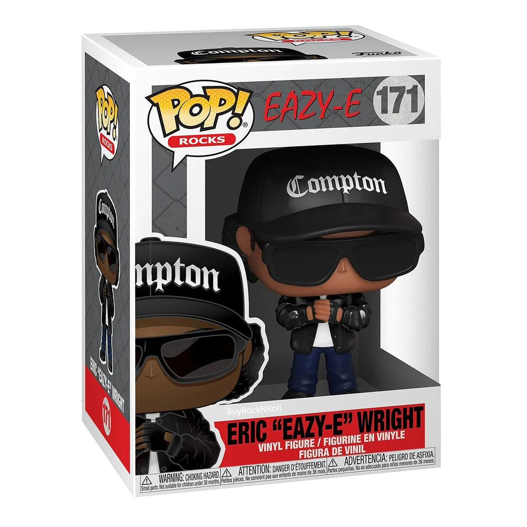 "Eazy-E 2020 Handpicked Funko Pop! Rocks Eric Wright Figure In Protector Case 4 "Eazy-E 2020 Handpicked Funko Pop! Rocks Eric Wright Figure In Protector Case