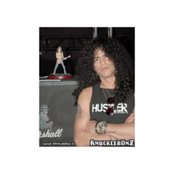 SOLD! 2005 KnuckleBonz Rock Iconz Guitar Hero SLASH Statue Figure #1285/3000