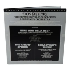 MFSL Collectors: 1979 Mobile Fidelity Don Sebesky: Three Works For Jazz Soloists And Symphony Orchestra LP #200J-3