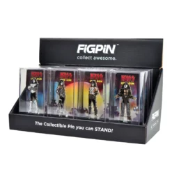 FiGPiN Collectors Retail Display Storage Case - Holds 12 FiGPiN Displays (AC/DC KISS David Bowie)