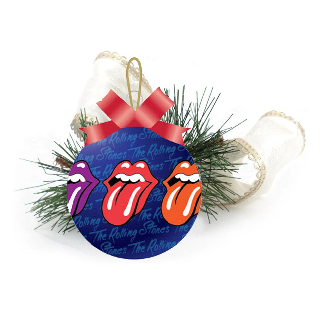 Rolling Stones Collectible: 2014 Bravado 3.25" Christmas Ornament In Gift Box Rolling Stones, The 6 Rolling Stones Collectible: 2014 Bravado 3.25" Christmas Ornament In Gift Box Rolling Stones, The