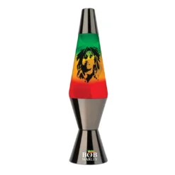 Bravado Bob Marley Collectible 2017 The Original Lava Rasta Colored Tint Lamp USA Voltage