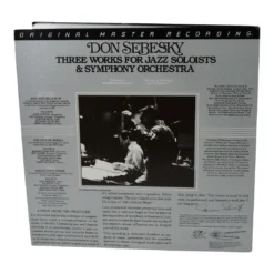 MFSL Collectors: 1979 Mobile Fidelity Don Sebesky: Three Works For Jazz Soloists And Symphony Orchestra LP #200J-3