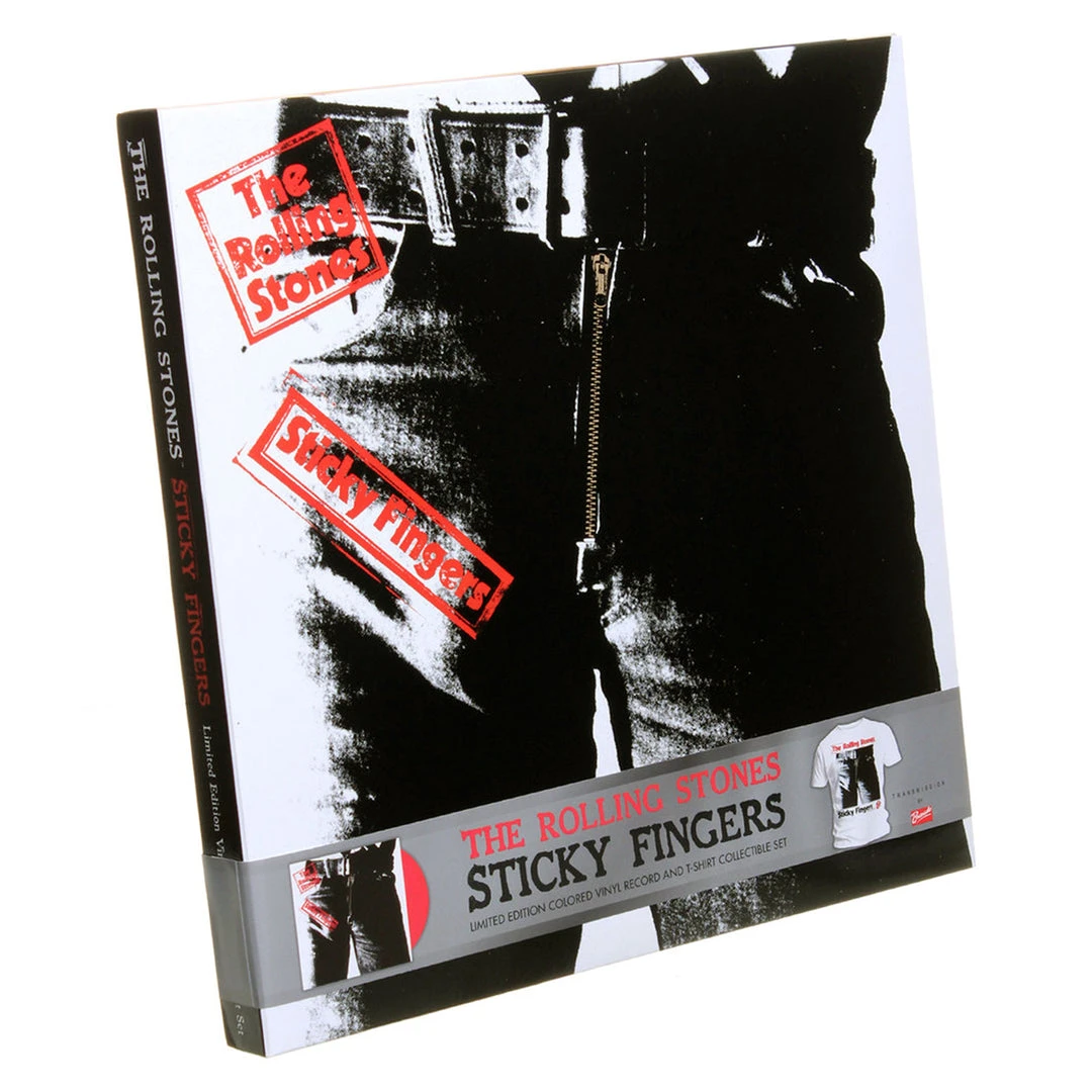 Rolling Stones Collectible 2009 Sticky Fingers Red Vinyl LP Album T-Shirt Box Set - Small Tee 4 Rolling Stones Collectible 2009 Sticky Fingers Red Vinyl LP Album T-Shirt Box Set - Small Tee
