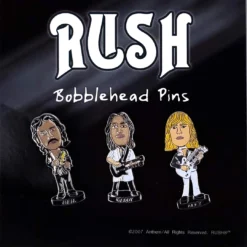 RUSH Collectible - 2007 Geddy, Alex, And Neil Bobblehead Enamel Bobbing Pins 9 RUSH Collectible - 2007 Geddy, Alex, And Neil Bobblehead Enamel Bobbing Pins