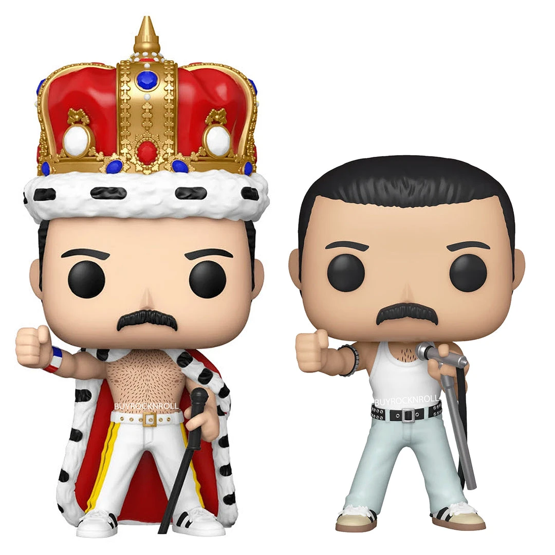 In Stock - Queen 2020 Funko Pop! Rocks Freddie Mercury King & Gaga Figure Set 3 In Stock - Queen 2020 Funko Pop! Rocks Freddie Mercury King & Gaga Figure Set