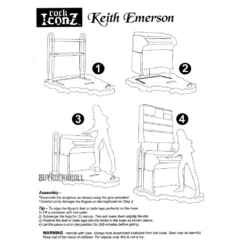 ELP Emerson Lake Palmer Collectible: 2006 KnuckleBonz Rock Iconz Keith Emerson Statue - SOLD! Emerson Lake & Palmer