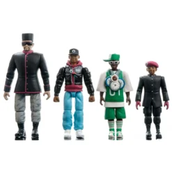Press Pop Public Enemy Collectibles 2016 PressPop Flavor Flav Chuck D Terminator X Professor Griff Figures