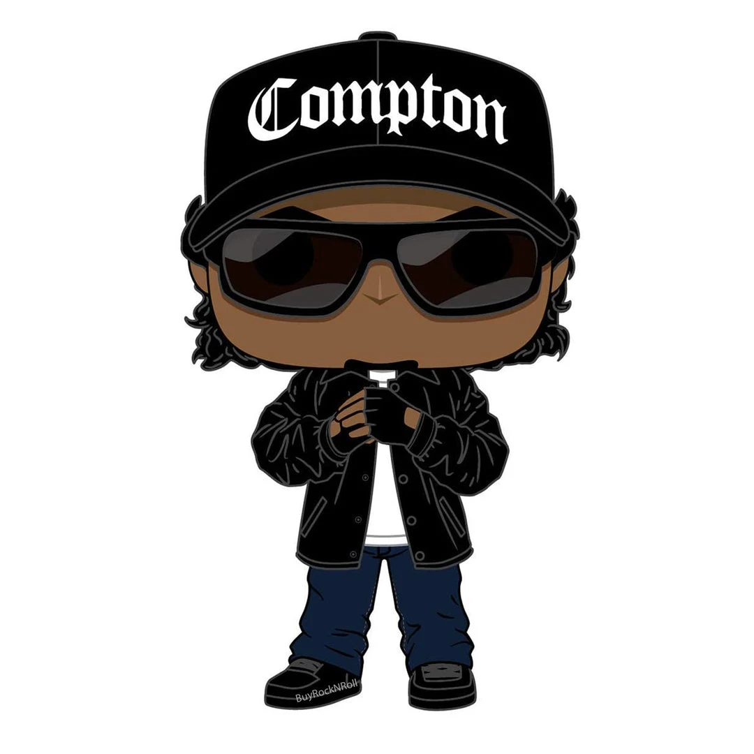 "Eazy-E 2020 Handpicked Funko Pop! Rocks Eric Wright Figure In Protector Case 3 "Eazy-E 2020 Handpicked Funko Pop! Rocks Eric Wright Figure In Protector Case