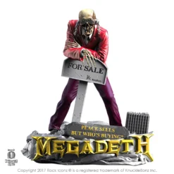 Megadeth 2017 KnuckleBonz Rock Iconz Vic Rattlehead "Peace Sells" Statue #265