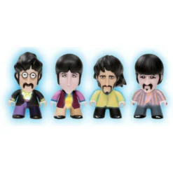 SOLD OUT! Beatles Titans Yellow Submarine Glow In The Dark Fab Four Blue Meanie & Sub Figures Set Of 6 Beatles, The