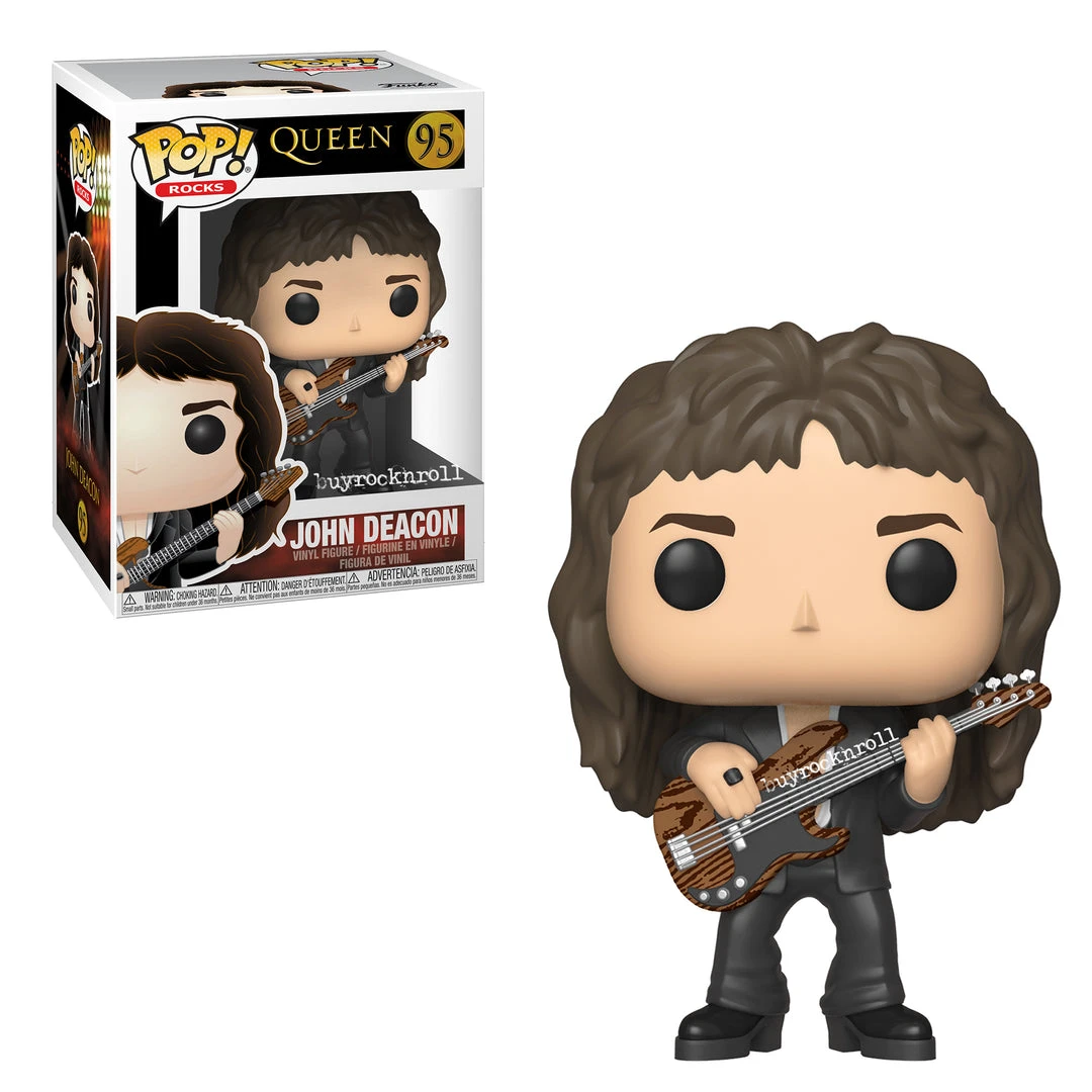 Queen Collectible: Handpicked 2018 Funko Pop! Rocks John Deacon Figure #95 3 Queen Collectible: Handpicked 2018 Funko Pop! Rocks John Deacon Figure #95