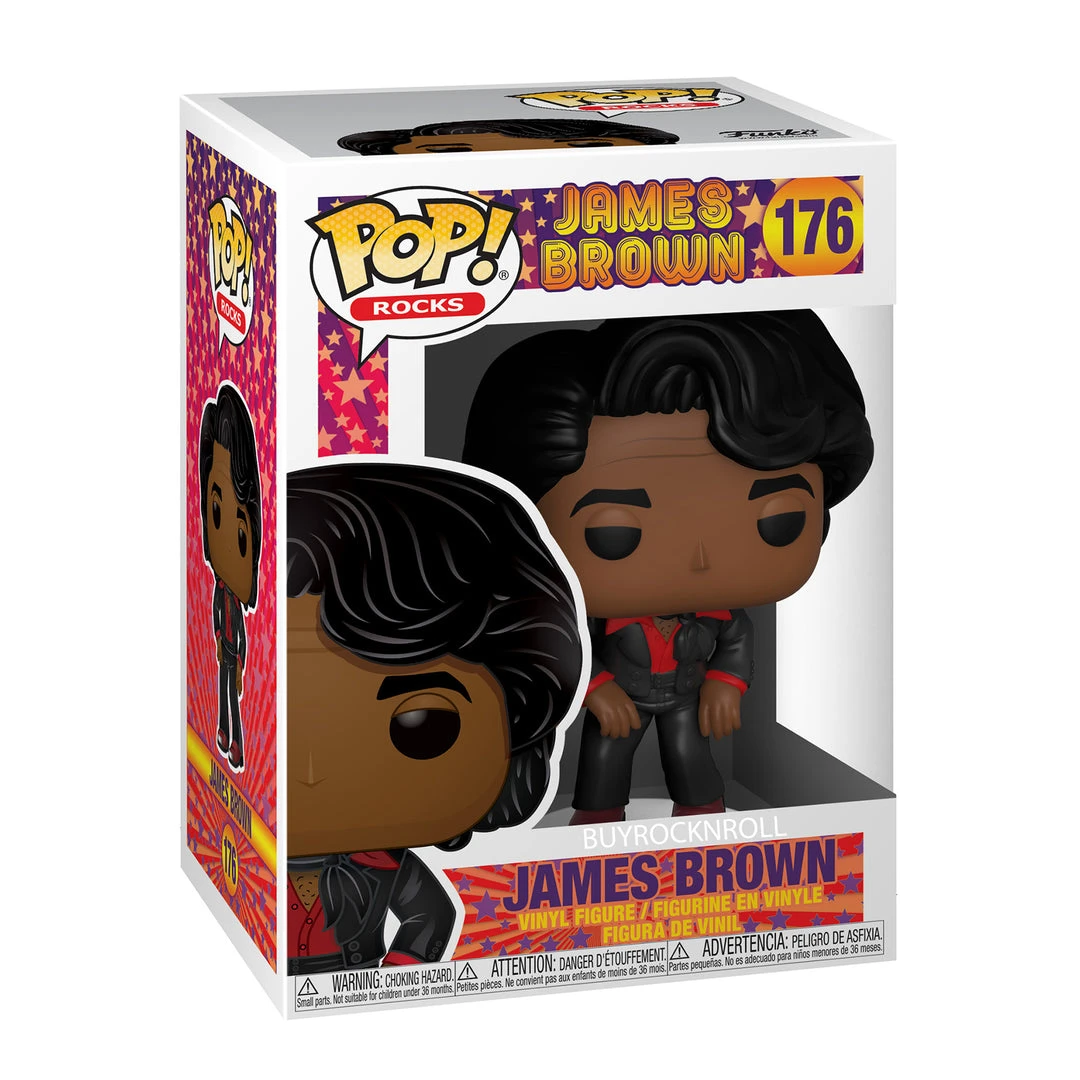 Pop! Rocks James Brown 2020 Funko Pop Rocks God Father Of Soul Figure #176 In Protector 4 Pop! Rocks James Brown 2020 Funko Pop Rocks God Father Of Soul Figure #176 In Protector