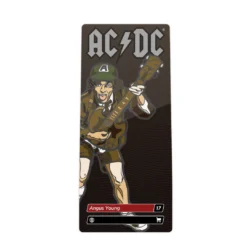 AC/DC Collectible Handpicked 2017 FiGPiN Angus Young High Voltage Pin & Display