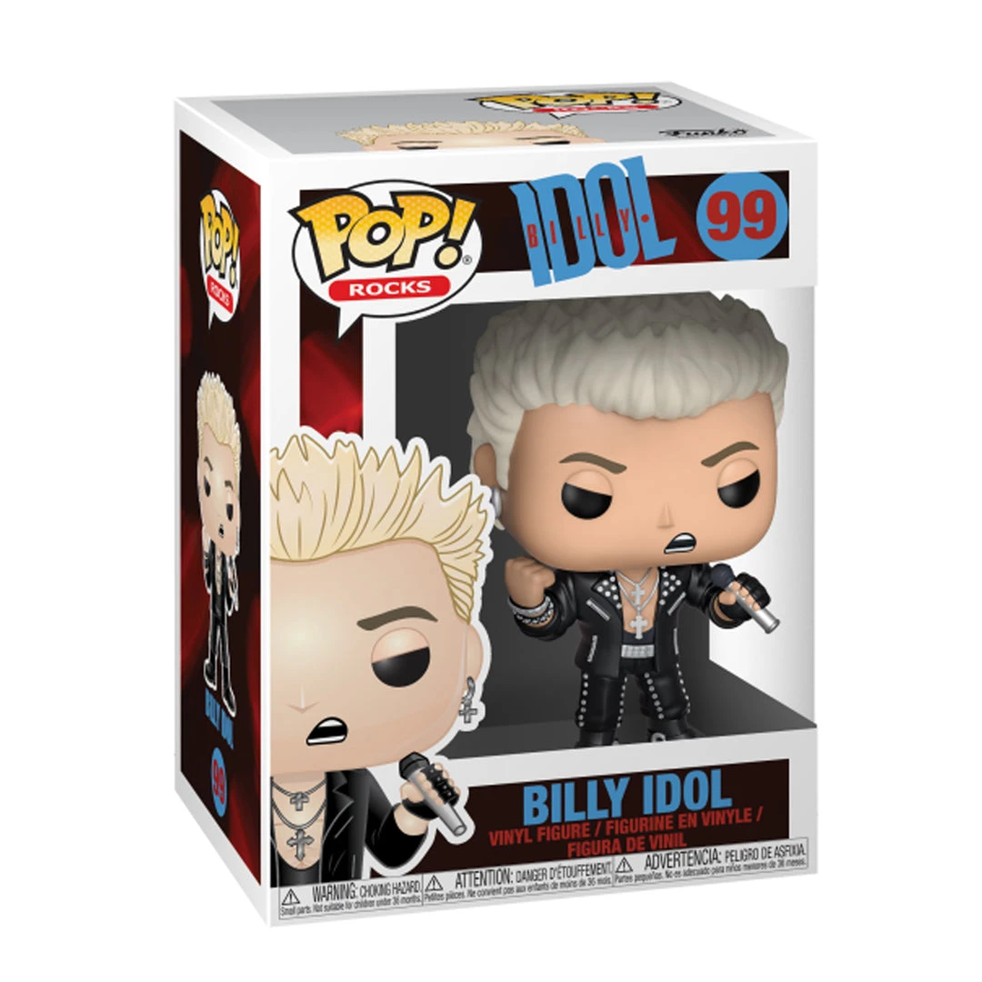 Billy Idol Collectible: Funko Pop! Rocks Handpicked Figure In Protector Case 4 Billy Idol Collectible: Funko Pop! Rocks Handpicked Figure In Protector Case