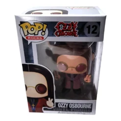 Black Sabbath Collectible 2011 Funko Ozzy Osbourne POP! Rocks Figure #12 In Stacks Display Case 15 Black Sabbath Collectible 2011 Funko Ozzy Osbourne POP! Rocks Figure #12 In Stacks Display Case