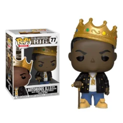 Notorious B.I.G. Collectible Handpicked 2018 Funko Pop! Rocks Biggie Figures In Protector Display Case Biggie Smalls