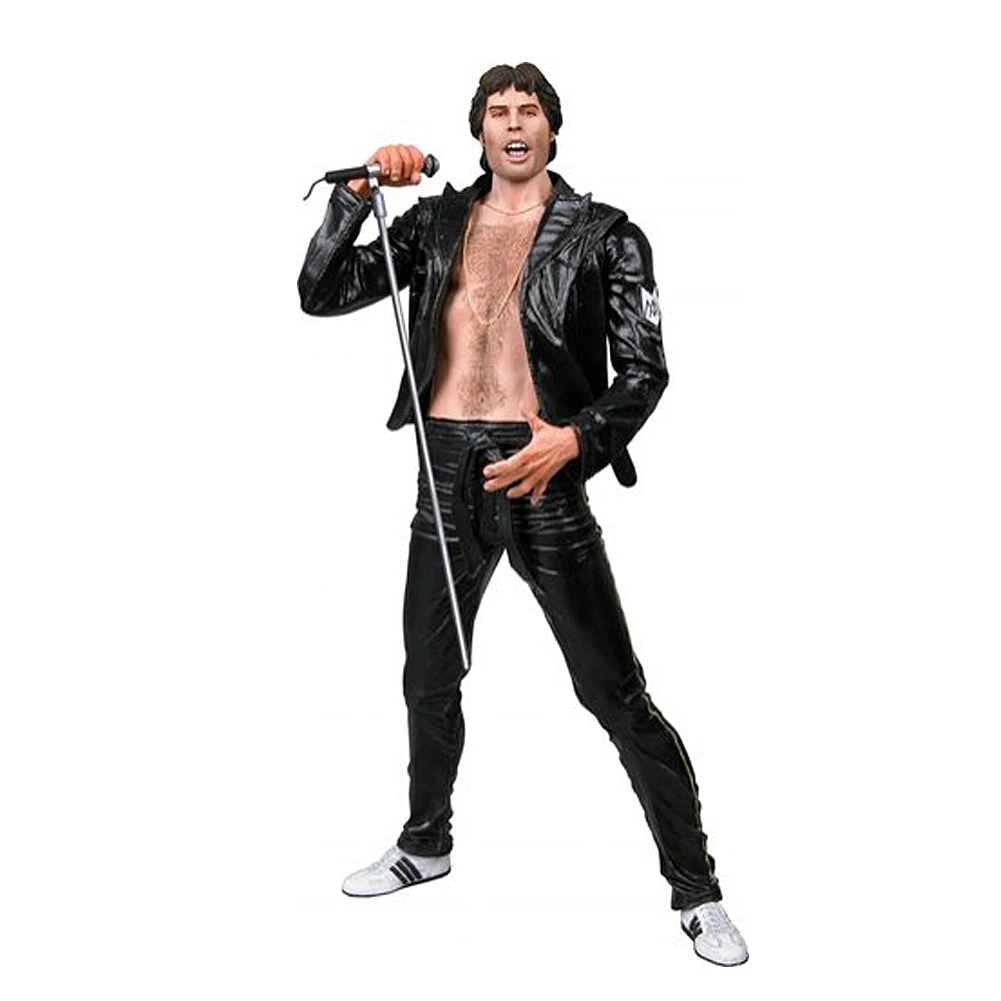 Queen Collectible 2006 NECA Freddie Mercury 7-inch Figure - 1970's Leather Look 4 Queen Collectible 2006 NECA Freddie Mercury 7-inch Figure - 1970's Leather Look