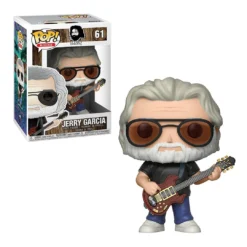 Grateful Dead Collectible 2017 Funko Pop! Rocks Jerry Garcia Figure In Protector Grateful Dead, The