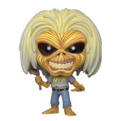 Iron Maiden Collectible 2018 Handpicked Funko Pop! Rocks Figure Set Of 4 In Protector Displays