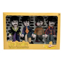 Beatles, The The Beatles Collectible Factory Entertainment 2020 Yellow Submarine Band Member Plush Doll Box Set