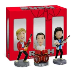 RUSH 2019 SRO 80’s Edition Bobblehead Dolls Geddy Lee/Neil Peart/ Alex Lifeson